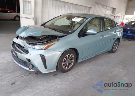 2020 Toyota Prius Xle z USA, uszkodzony, nr VIN JTDKARFU7L3117274